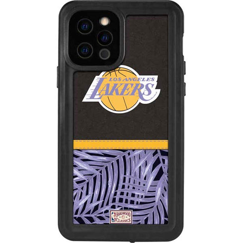 NBA Los Angeles Lakers Retro Palms iPhone 12 Pro Waterproof Case