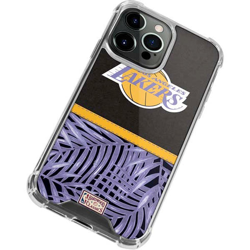 NBA Los Angeles Lakers Retro Palms iPhone 13 Pro Clear Case