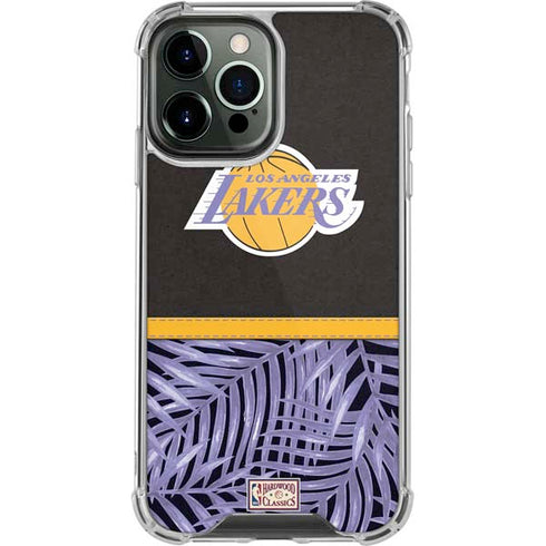 NBA Los Angeles Lakers Retro Palms iPhone 13 Pro Max Clear Case