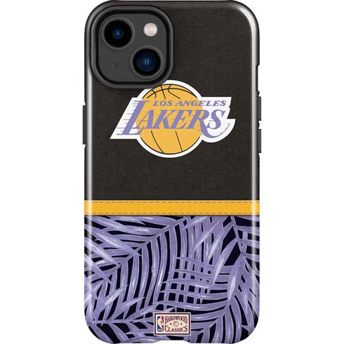 NBA Los Angeles Lakers Retro Palms iPhone 14 Plus Impact Case