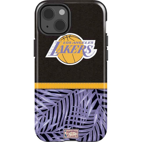 NBA Los Angeles Lakers Retro Palms iPhone 15 Impact Case