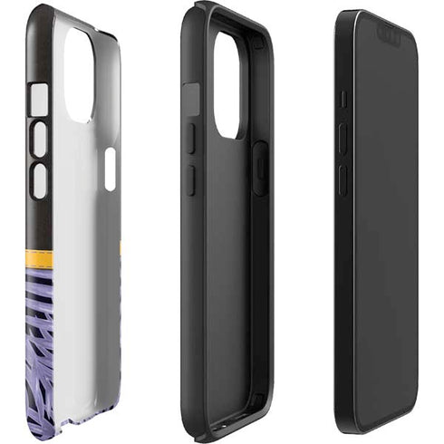 NBA Los Angeles Lakers Retro Palms iPhone 15 Impact Case