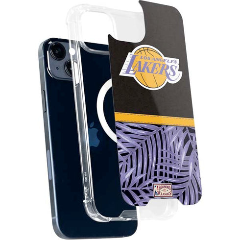 NBA Los Angeles Lakers Retro Palms iPhone 14 Plus MagSafe Case