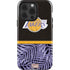 NBA Los Angeles Lakers Retro Palms iPhone 14 Pro Impact Case