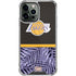 NBA Los Angeles Lakers Retro Palms iPhone 15 Pro Max Clear Case
