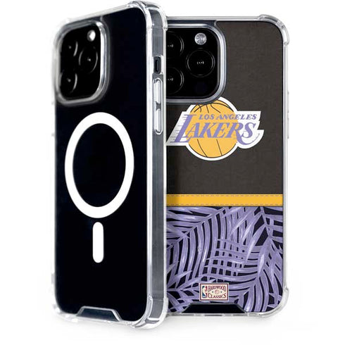 NBA Los Angeles Lakers Retro Palms iPhone 14 Pro Max MagSafe Case
