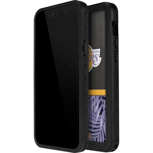 NBA Los Angeles Lakers Retro Palms iPhone 14 Pro Max Waterproof Case