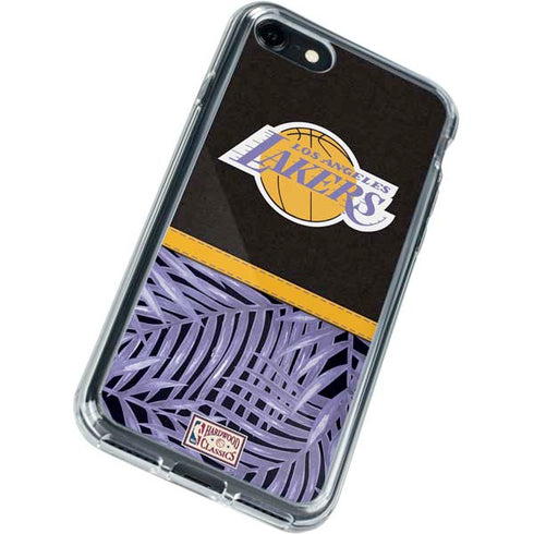 NBA Los Angeles Lakers Retro Palms iPhone SE (2nd & 3rd Gen) Clear Case