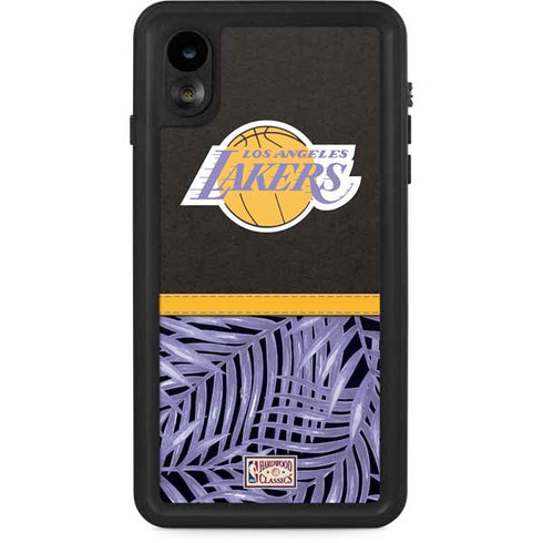 NBA Los Angeles Lakers Retro Palms iPhone XR Waterproof Case
