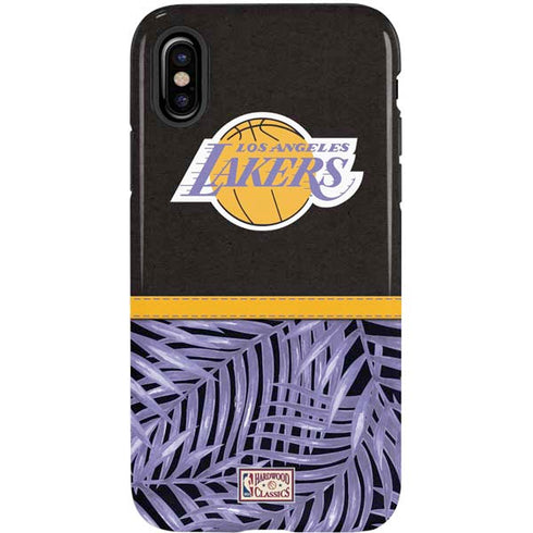 NBA Los Angeles Lakers Retro Palms iPhone XS Pro Case