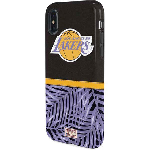 NBA Los Angeles Lakers Retro Palms iPhone XS Pro Case