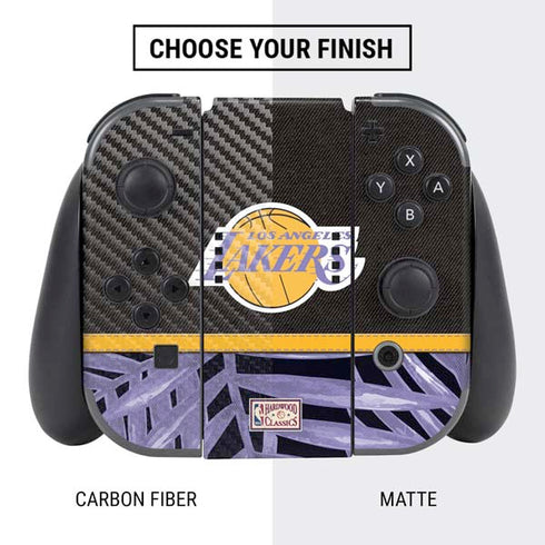 NBA Los Angeles Lakers Retro Palms Nintendo Switch Bundle Skin
