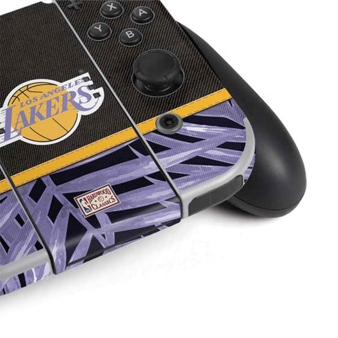 NBA Los Angeles Lakers Retro Palms Nintendo Switch OLED (2021) Skin