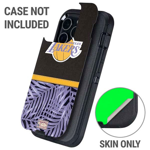 NBA Los Angeles Lakers Retro Palms Otterbox Defender iPhone Skin