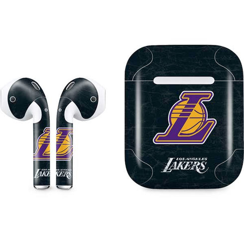 NBA Los Angeles Lakers Secondary Logo Apple AirPods Skin