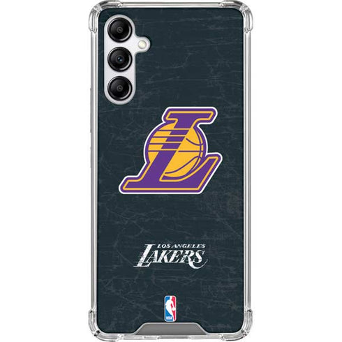 NBA Los Angeles Lakers Secondary Logo Galaxy A14 5G Clear Case