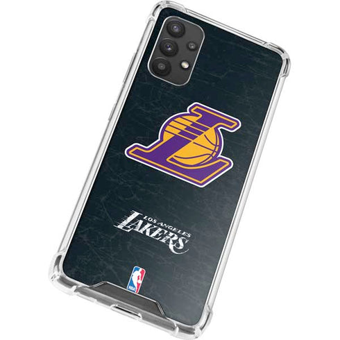 NBA Los Angeles Lakers Secondary Logo Galaxy A32 5G Clear Case