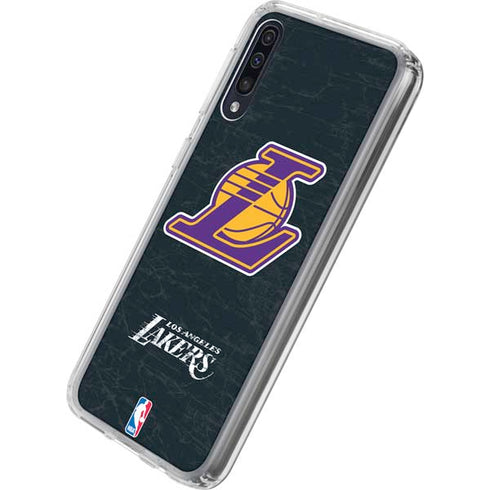 NBA Los Angeles Lakers Secondary Logo Galaxy A50 Clear Case
