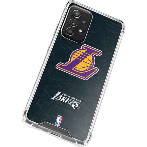 NBA Los Angeles Lakers Secondary Logo Galaxy A52 5G Clear Case