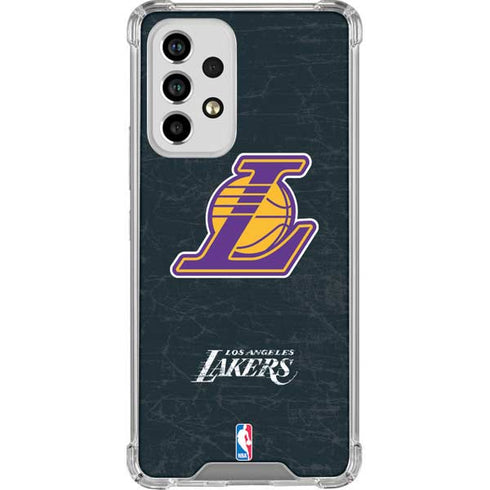 NBA Los Angeles Lakers Secondary Logo Galaxy A53 5G Clear Case