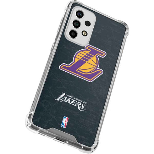 NBA Los Angeles Lakers Secondary Logo Galaxy A53 5G Clear Case