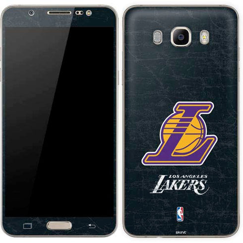NBA Los Angeles Lakers Secondary Logo Galaxy J7 Skin