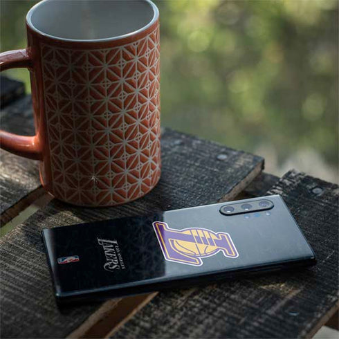 NBA Los Angeles Lakers Secondary Logo Galaxy Note 10 Plus Skin