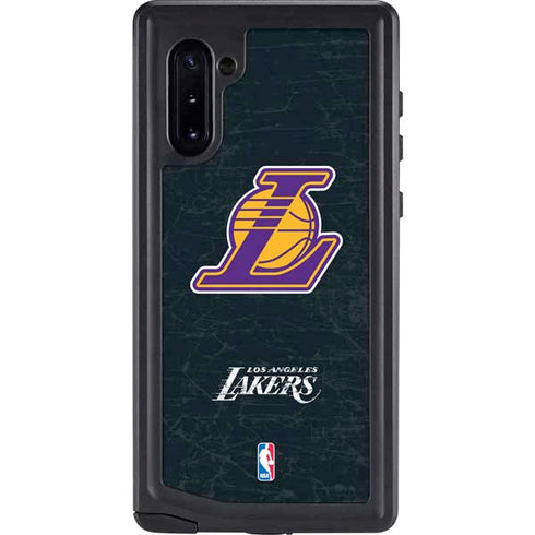 NBA Los Angeles Lakers Secondary Logo Galaxy Note 10 Waterproof Case