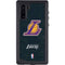 NBA Los Angeles Lakers Secondary Logo Galaxy Note 10 Waterproof Case