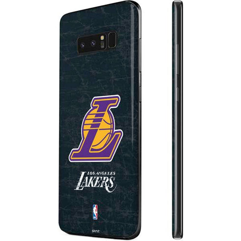 NBA Los Angeles Lakers Secondary Logo Galaxy Note 8 Skin