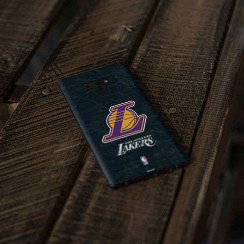 NBA Los Angeles Lakers Secondary Logo Galaxy Note 9 Skin
