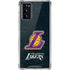 NBA Los Angeles Lakers Secondary Logo Galaxy Note20 5G Clear Case