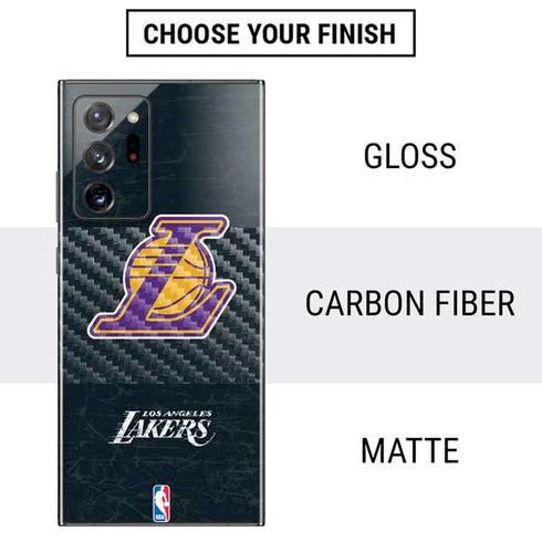 NBA Los Angeles Lakers Secondary Logo Galaxy Note20 Ultra 5G Skin
