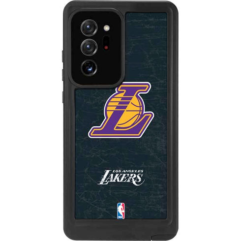 NBA Los Angeles Lakers Secondary Logo Galaxy Note20 Ultra 5G Waterproof Case
