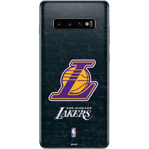 NBA Los Angeles Lakers Secondary Logo Galaxy S10 Plus Skin