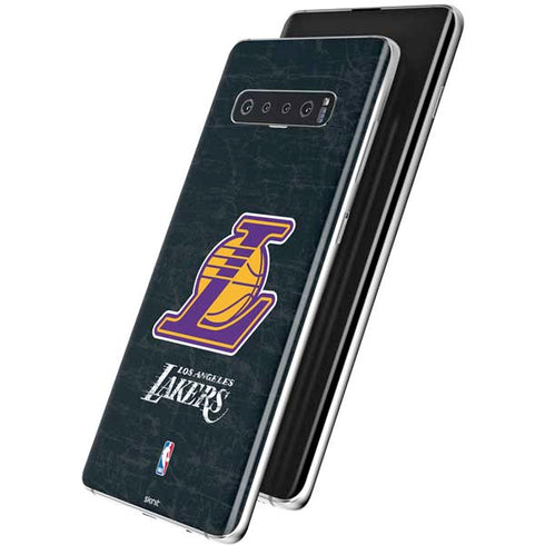 NBA Los Angeles Lakers Secondary Logo Galaxy S10 Skin