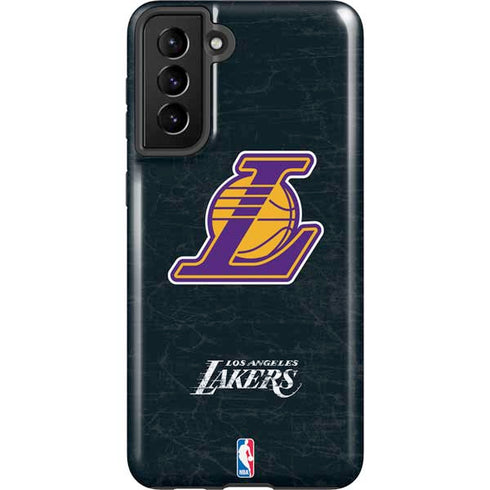 NBA Los Angeles Lakers Secondary Logo Galaxy S21 FE Pro Case