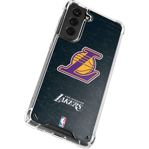 NBA Los Angeles Lakers Secondary Logo Galaxy S21 Plus 5G Clear Case