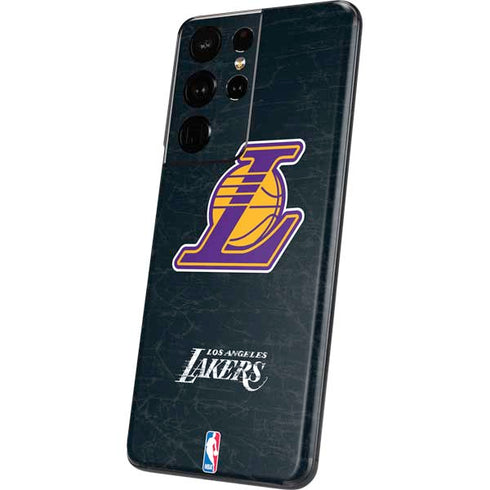 NBA Los Angeles Lakers Secondary Logo Galaxy S21 Ultra 5G Skin