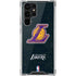 NBA Los Angeles Lakers Secondary Logo Galaxy S22 Ultra Clear Case