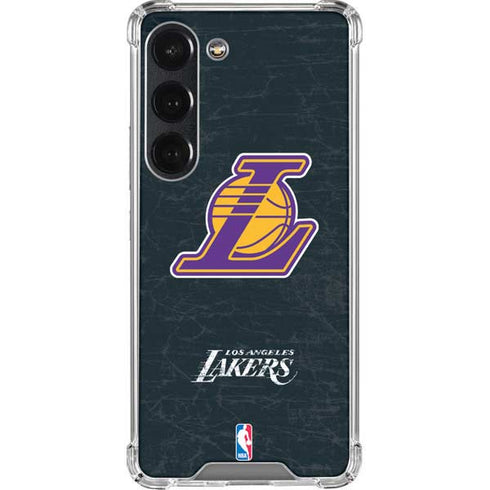 NBA Los Angeles Lakers Secondary Logo Galaxy S23 Clear Case