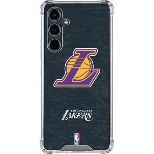 NBA Los Angeles Lakers Secondary Logo Galaxy S23 FE Clear Case