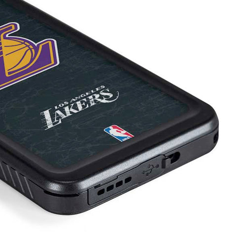 NBA Los Angeles Lakers Secondary Logo Galaxy S23 Waterproof Case