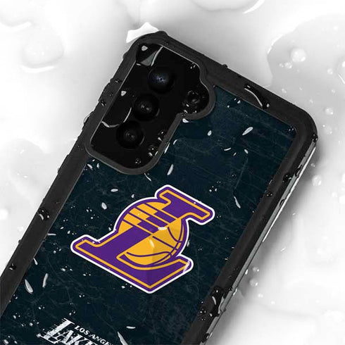 NBA Los Angeles Lakers Secondary Logo Galaxy S23 Waterproof Case