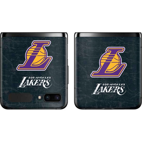 NBA Los Angeles Lakers Secondary Logo Galaxy Z Flip Skin