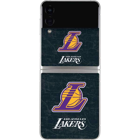 NBA Los Angeles Lakers Secondary Logo Galaxy Z Flip4 5G Skin