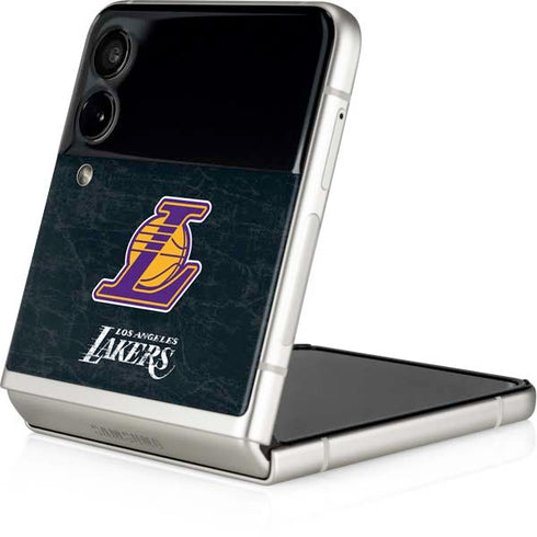 NBA Los Angeles Lakers Secondary Logo Galaxy Z Flip4 5G Skin