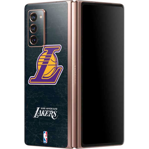 NBA Los Angeles Lakers Secondary Logo Galaxy Z Fold2 5G Skin