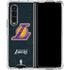 NBA Los Angeles Lakers Secondary Logo Galaxy Z Fold4 5G Clear Case