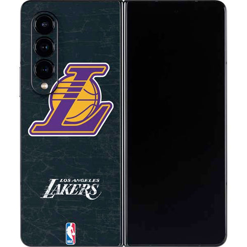 NBA Los Angeles Lakers Secondary Logo Galaxy Z Fold4 5G Skin